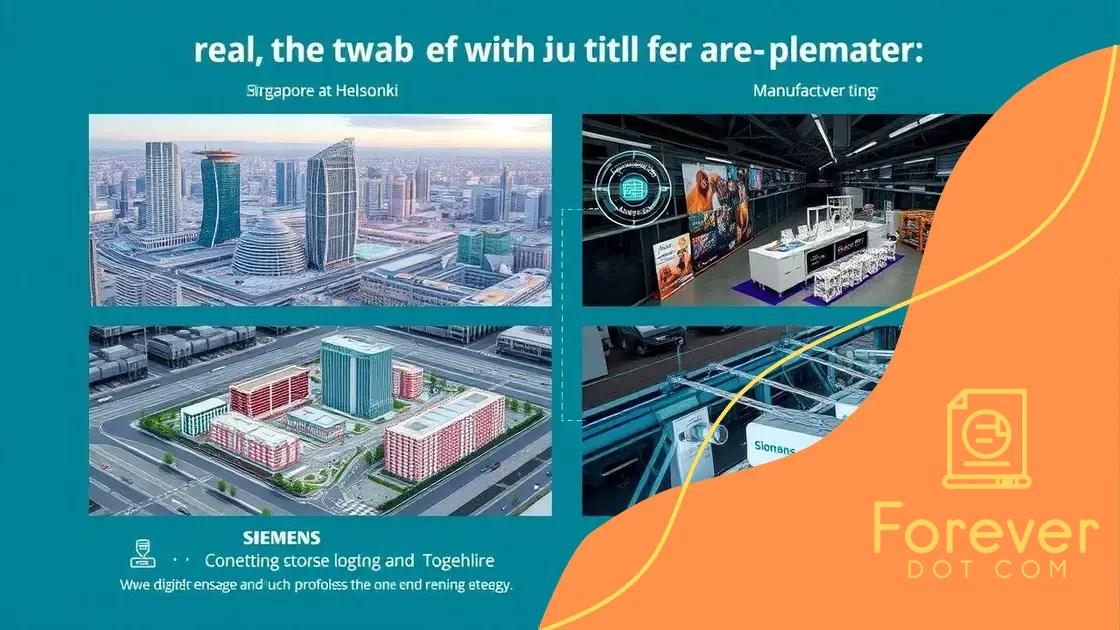 Real-world examples of digital twin implementation