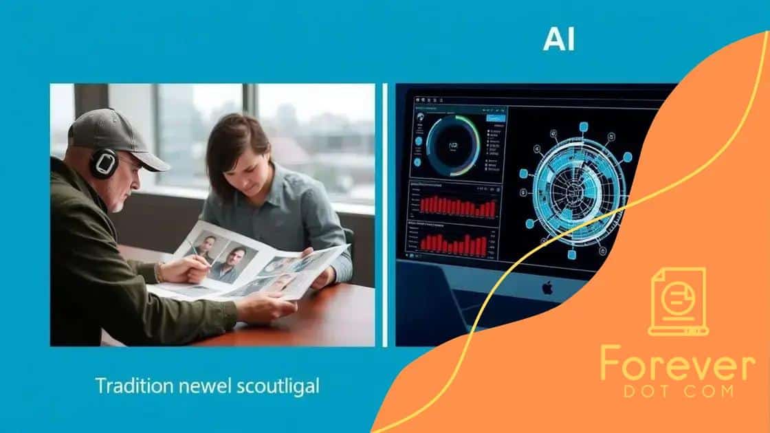 Comparing traditional scouting methods with AI