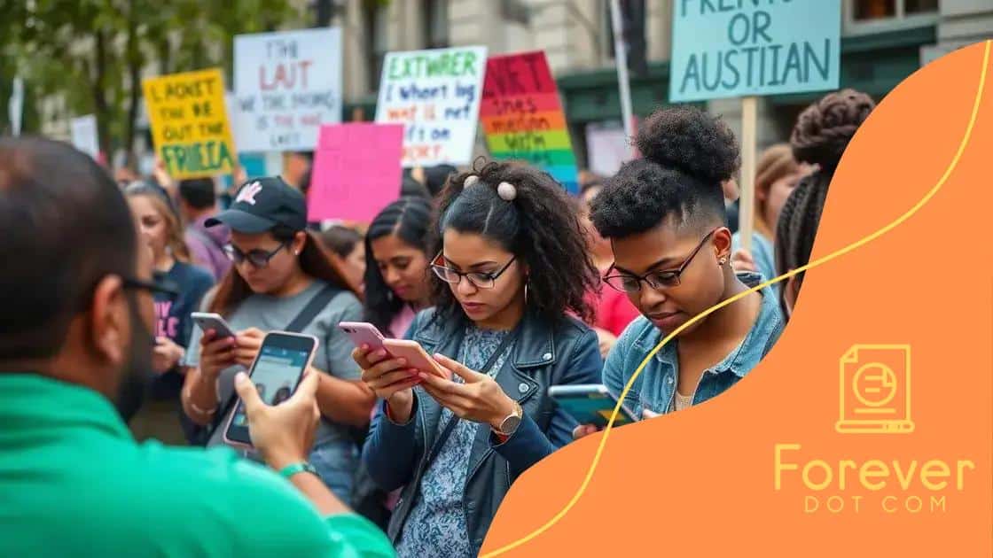 The role of social media in activism