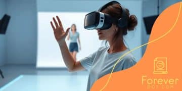 Virtual reality training for aspiring models