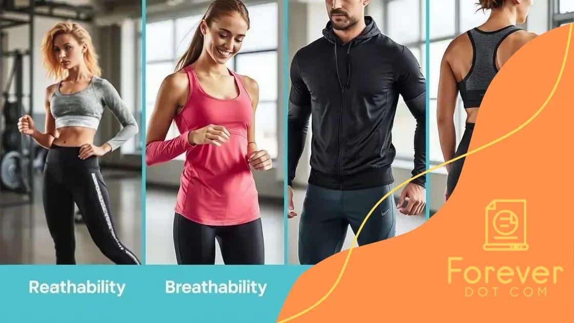 Key features to look for in activewear