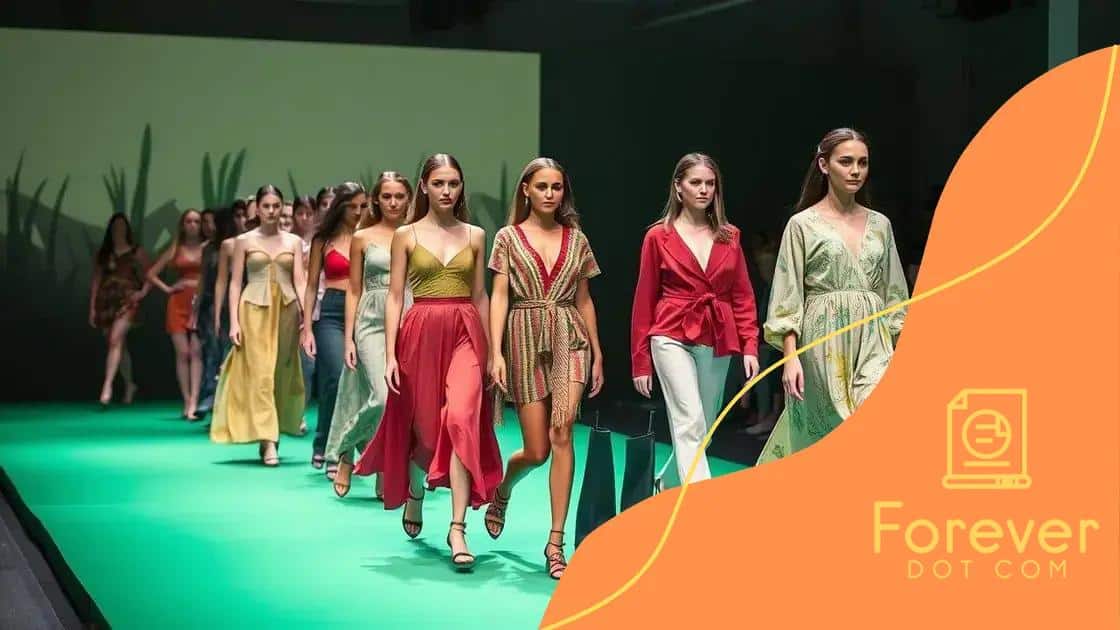 Sustainable fashion showcased at major events
