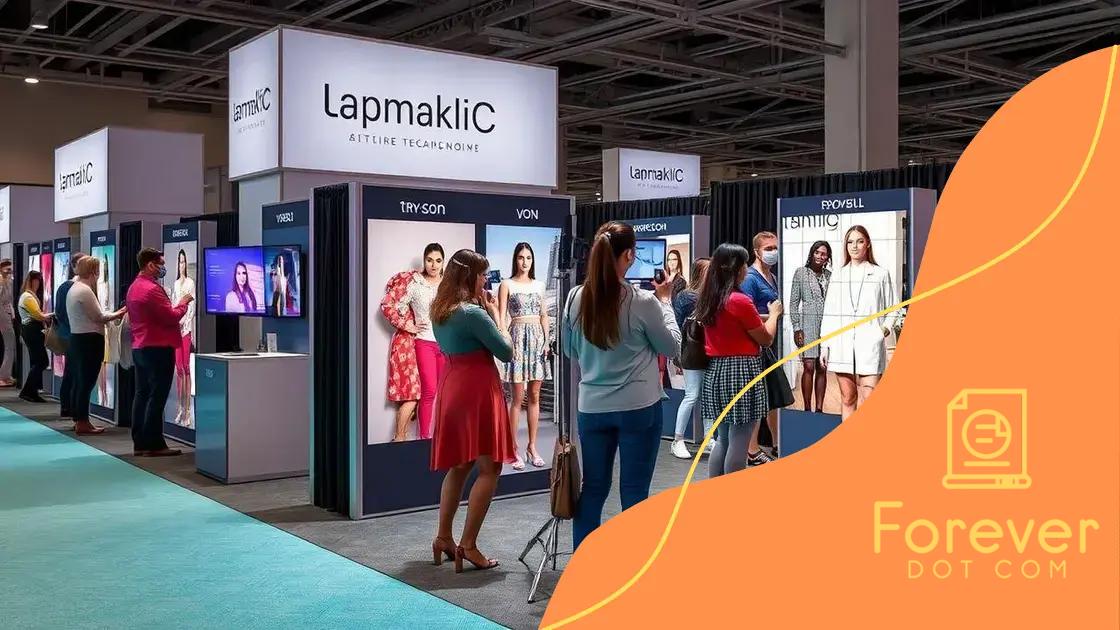 Real-world applications of virtual try-on at events