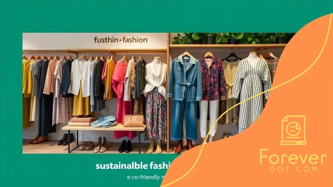 Key sustainable fashion brands to watch