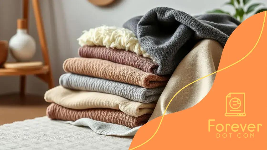 Choosing the right fabrics and materials