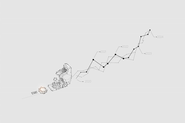 A visual representation of trend lines extracted from a timeless report, clearly indicating an upward trajectory in a key market segment.