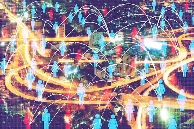 A diagram illustrating the interconnected network of major media corporations and their holdings, visually representing the concentration of media ownership and influence.