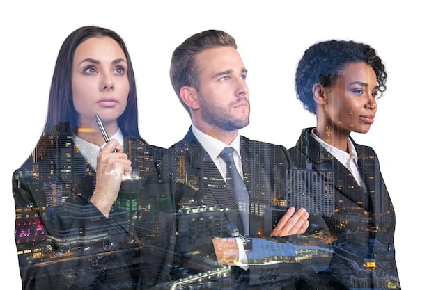 A collage of images showing different experts, such as financial advisors, policy analysts, and education advocates, discussing the implications of student loan forgiveness programs on a panel.