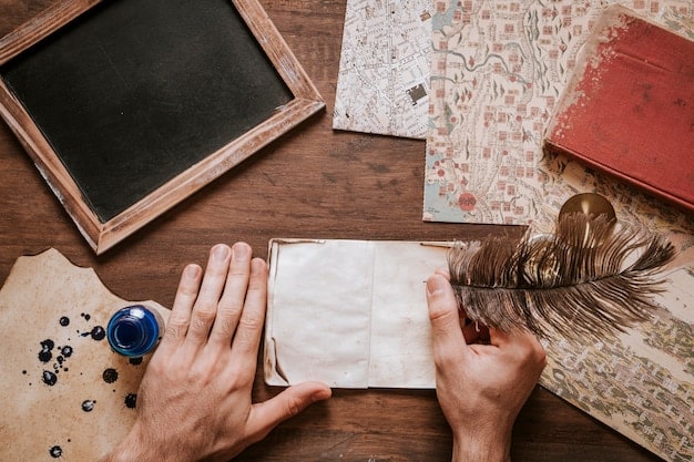 A cartographer in a 17th-century workshop using quill pens, parchment, and various measuring instruments to create a map. The workshop is filled with partially completed maps, globes, and navigational tools, showcasing the craftsmanship involved in early mapmaking.