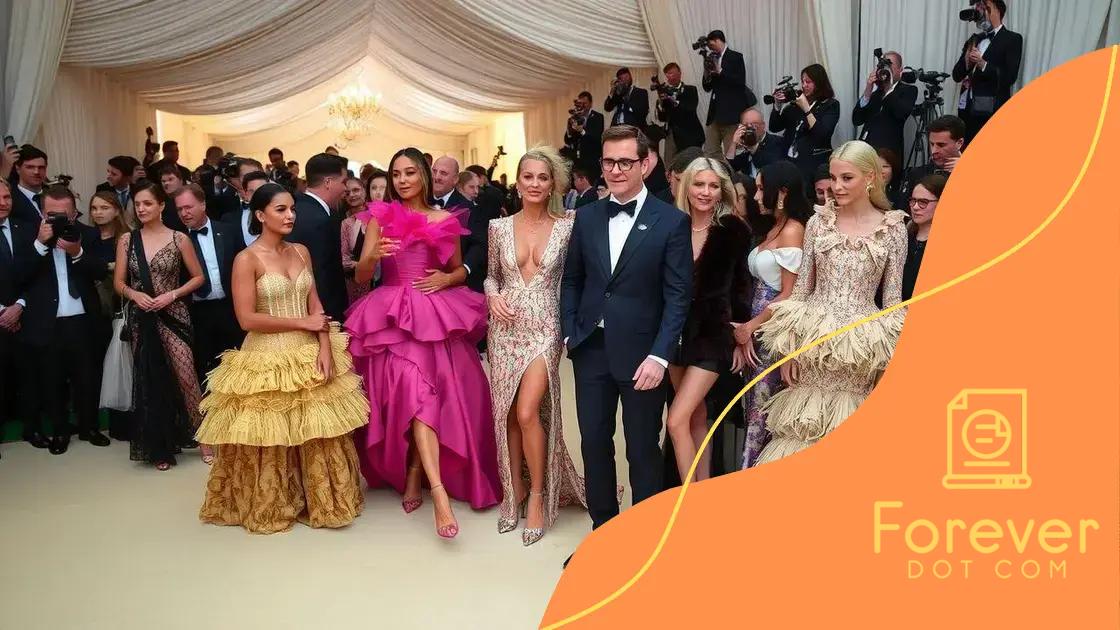 Celebrity fashion statements and discussions