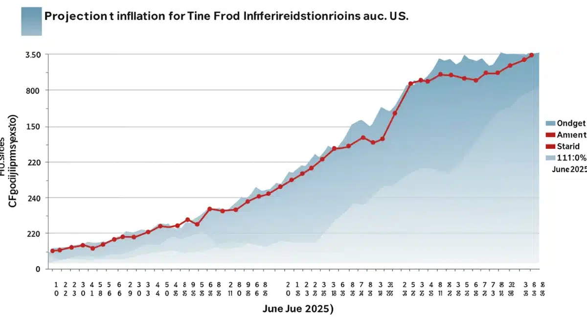 Projected food inflation trend in US graph