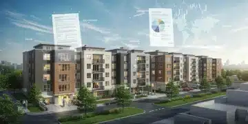 Modern apartment complex representing future housing policy impact