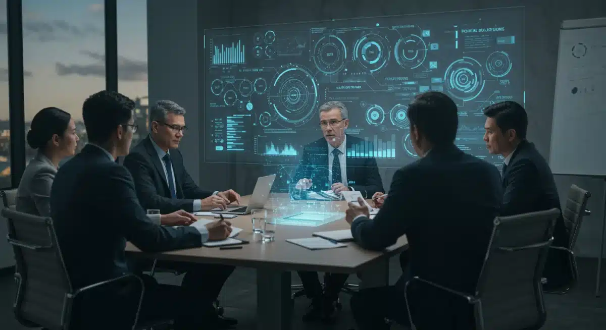 Government and industry leaders collaborating on supply chain policy strategies