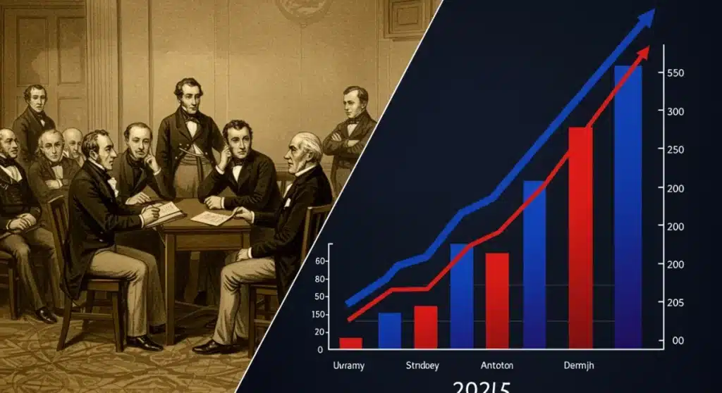 US Political Polarization: 1800s to 2025 Outlook